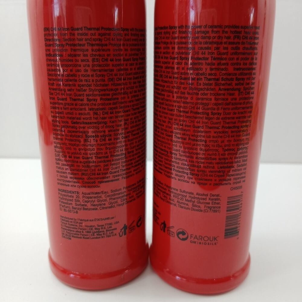 Chi 44 Iron Guard Thermal Protection Spray 2 Bottles - Picture 8 of 11